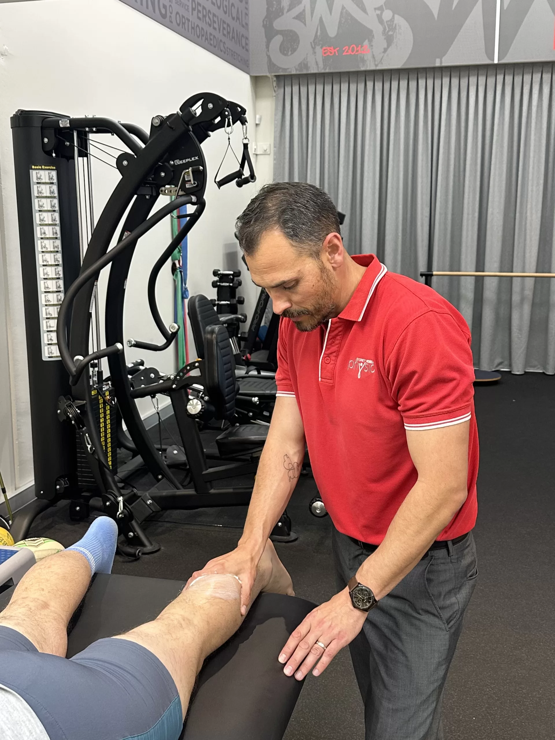 Andrew massaging patient